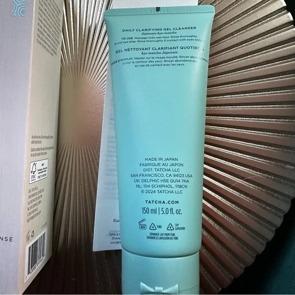 Tatcha - The Matcha Cleanse | Daily Clarifying Gel Cleanser | 5 oz | New/Sealed - Picture 5 of 6
